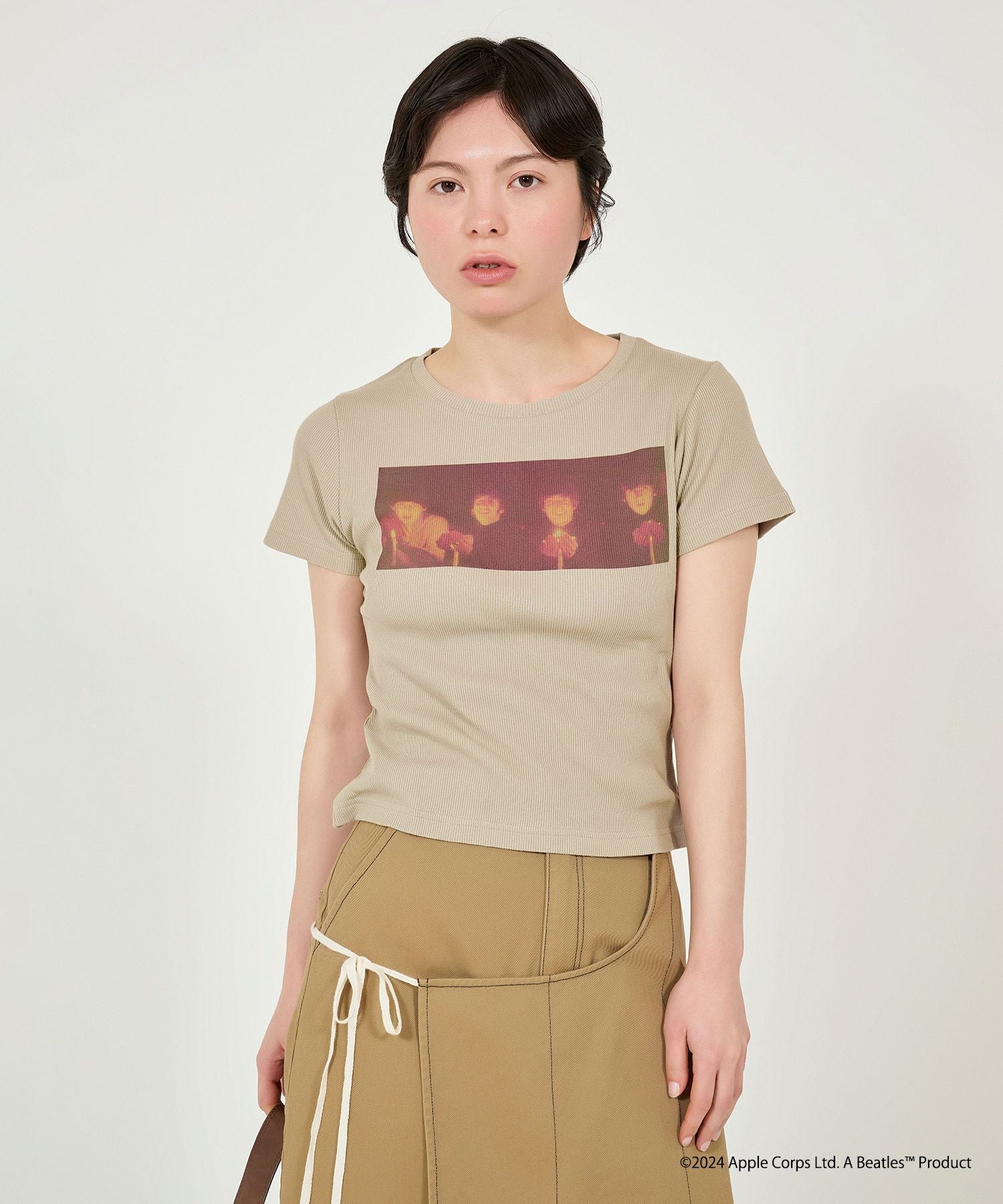 Early-Summer-SALE THE BEATLES リブTシャツ TINA：JOJUN 全2色