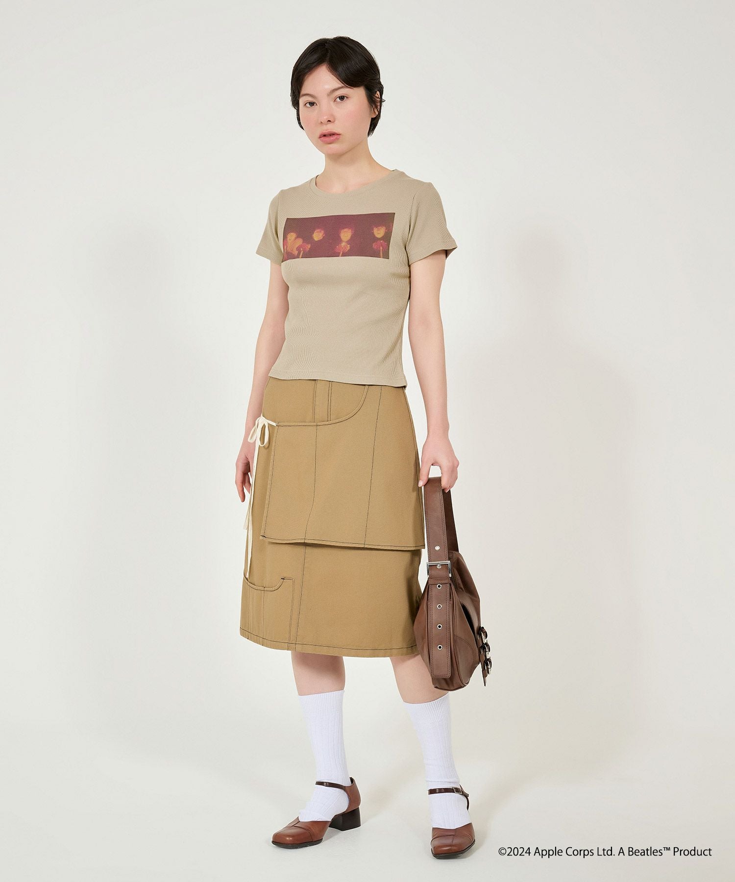 Early-Summer-SALE THE BEATLES リブTシャツ TINA：JOJUN 全2色
