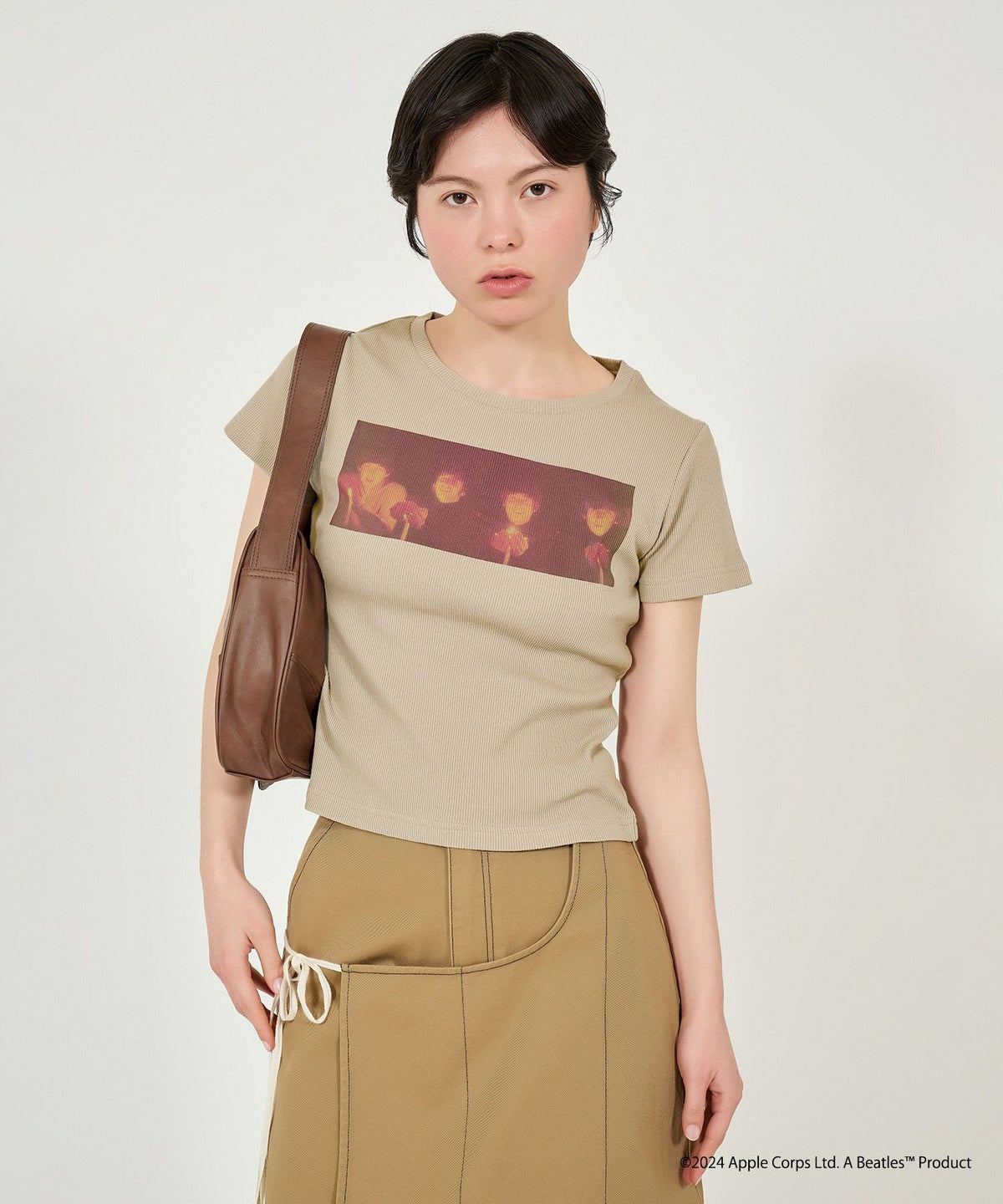 Tシャツ/トップス/リブTシャツ/ビートルズ