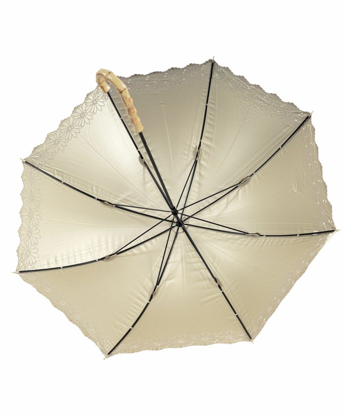 セレクト/ 傘 おしゃれ コンパクト かわいい レディース 女性 女の子 黒 大人 人気 花びら フラワー ジョイントスペース