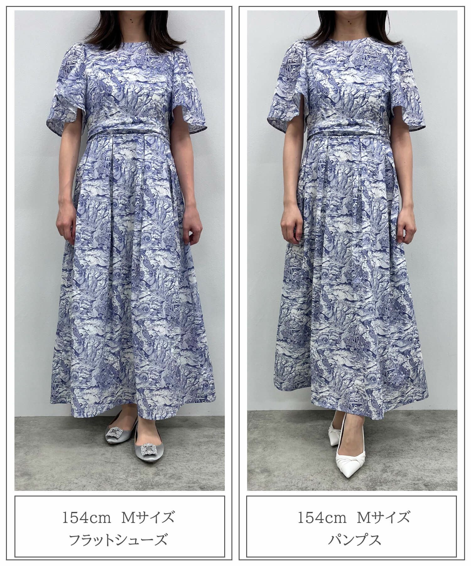 リゾート ロング ワンピース Made with Liberty Fabric HUIT 全3色