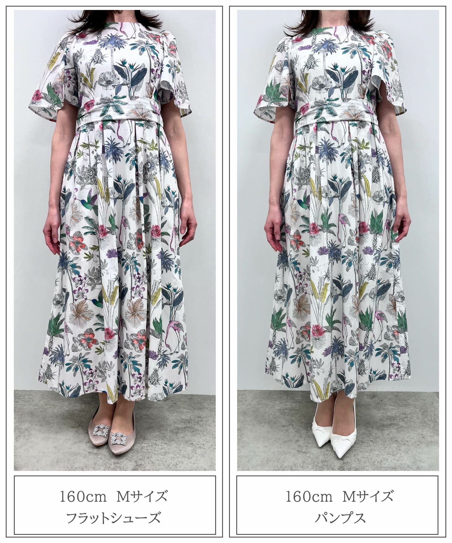 リゾート ロング ワンピース Made with Liberty Fabric HUIT 全3色