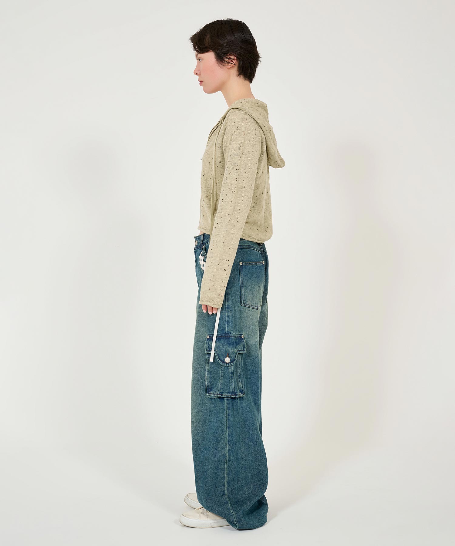 アイレット柄 ニットフーディー TINA：JOJUN 全3色｜tnj421-0836【4