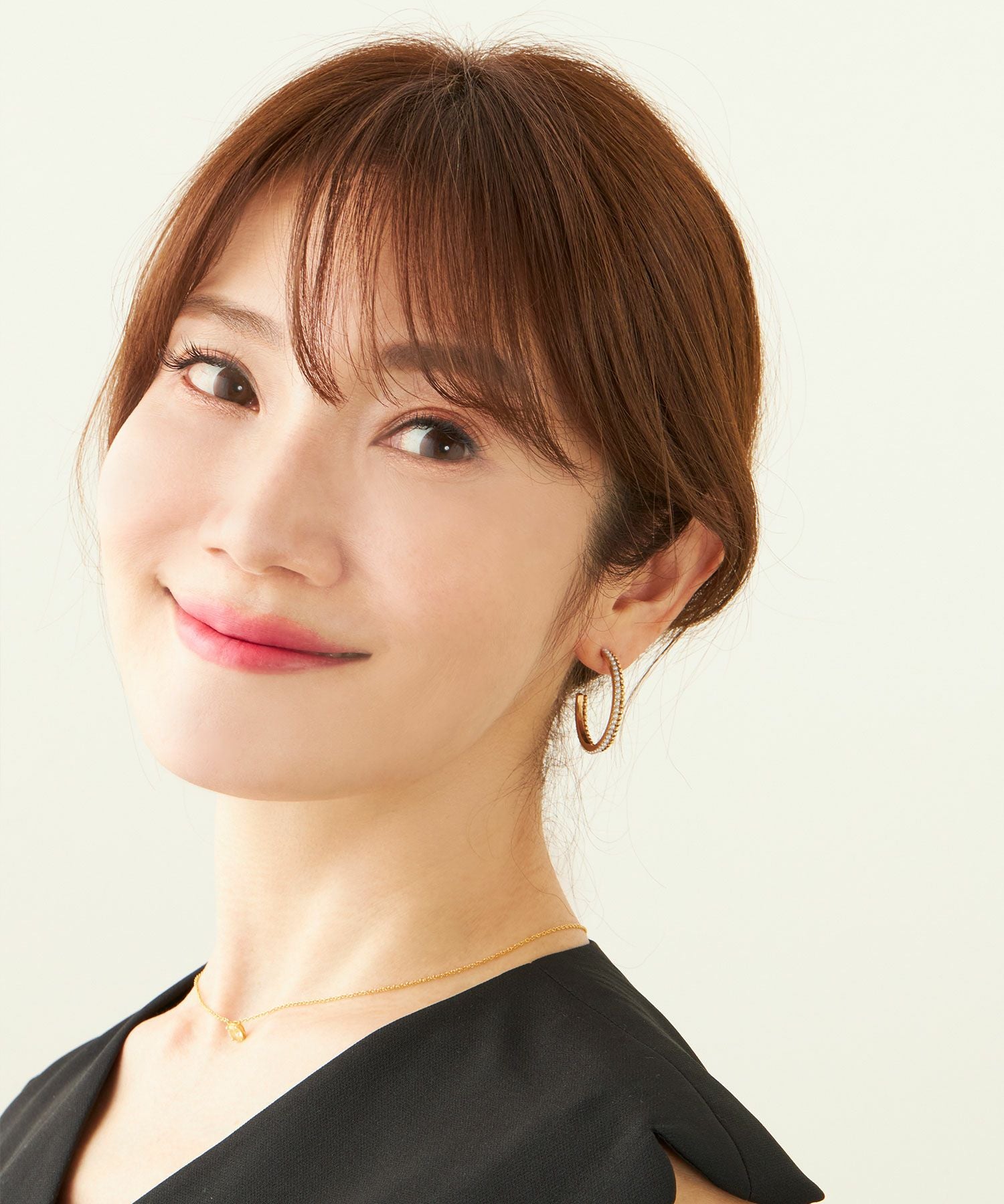 ダブル ライン フープ ピアス イヤリング Double Line Hoop Pierce