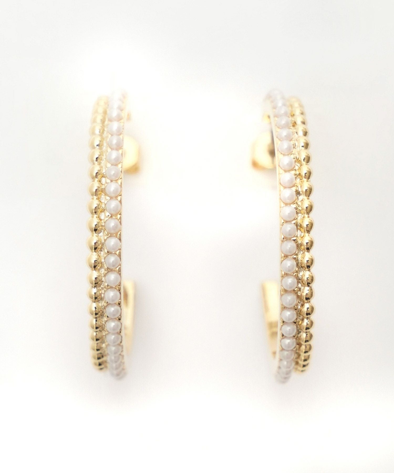 フープアソート No.2 ダブル ライン フープ ピアス イヤリング Double Line Hoop Pierce