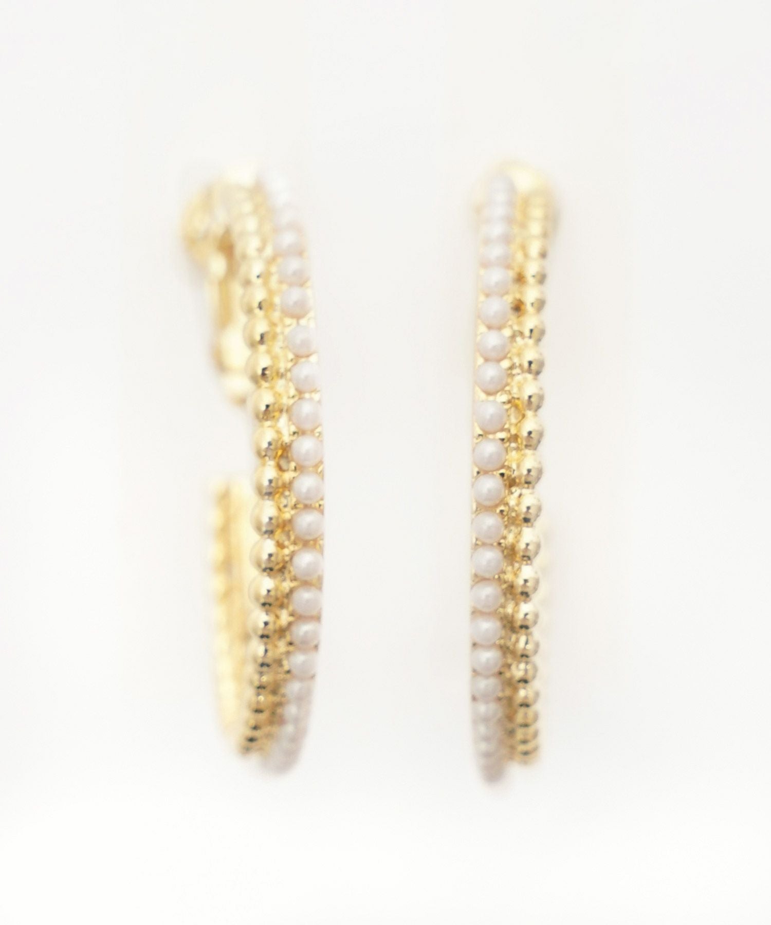 ダブル ライン フープ ピアス イヤリング Double Line Hoop Pierce