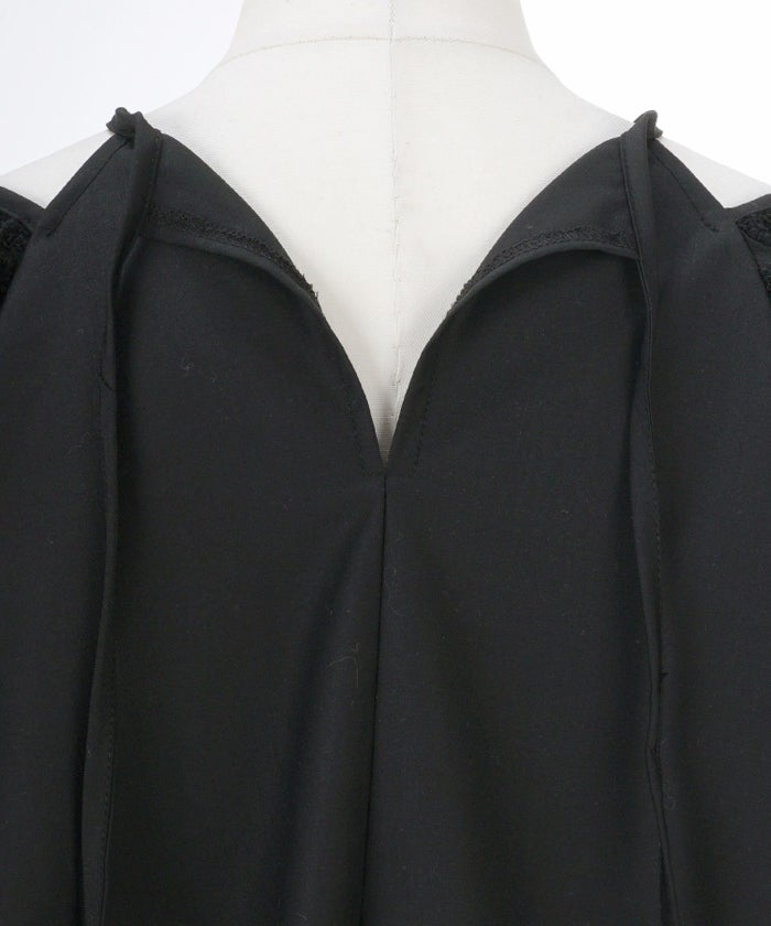 手洗い可/ブラウスレディーストップス可愛いかわいいオフィスきれいめ白黒服おしゃれリボン無地春夏秋ジョイントスペース