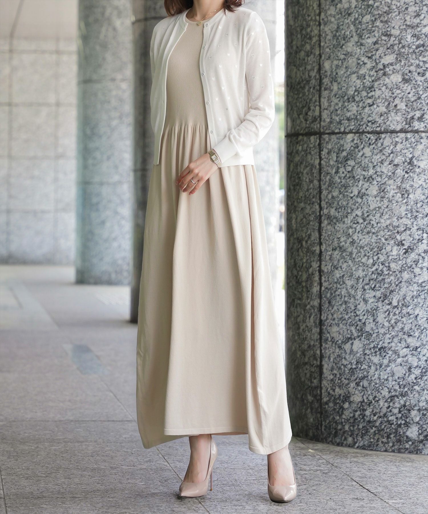 サマー ニット ワンピース