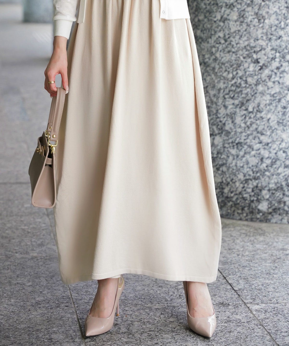 ワンピース/ラメ/サマーニット/ワンピース/チャコール/ベージュ/ブラック/S/M