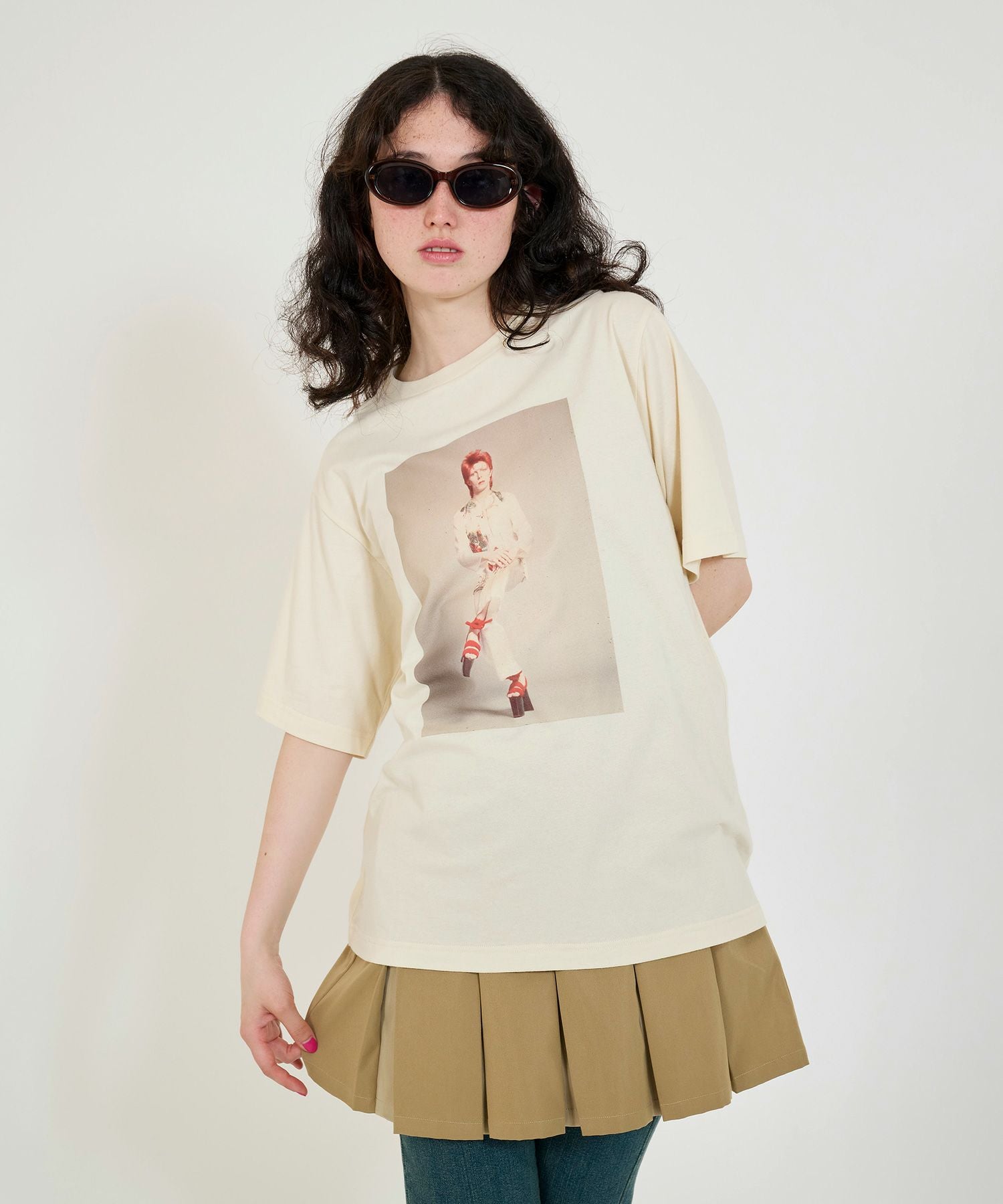 限定Price！SALE David Bowie ユニセックスTシャツ TINA：JOJUN 全2色