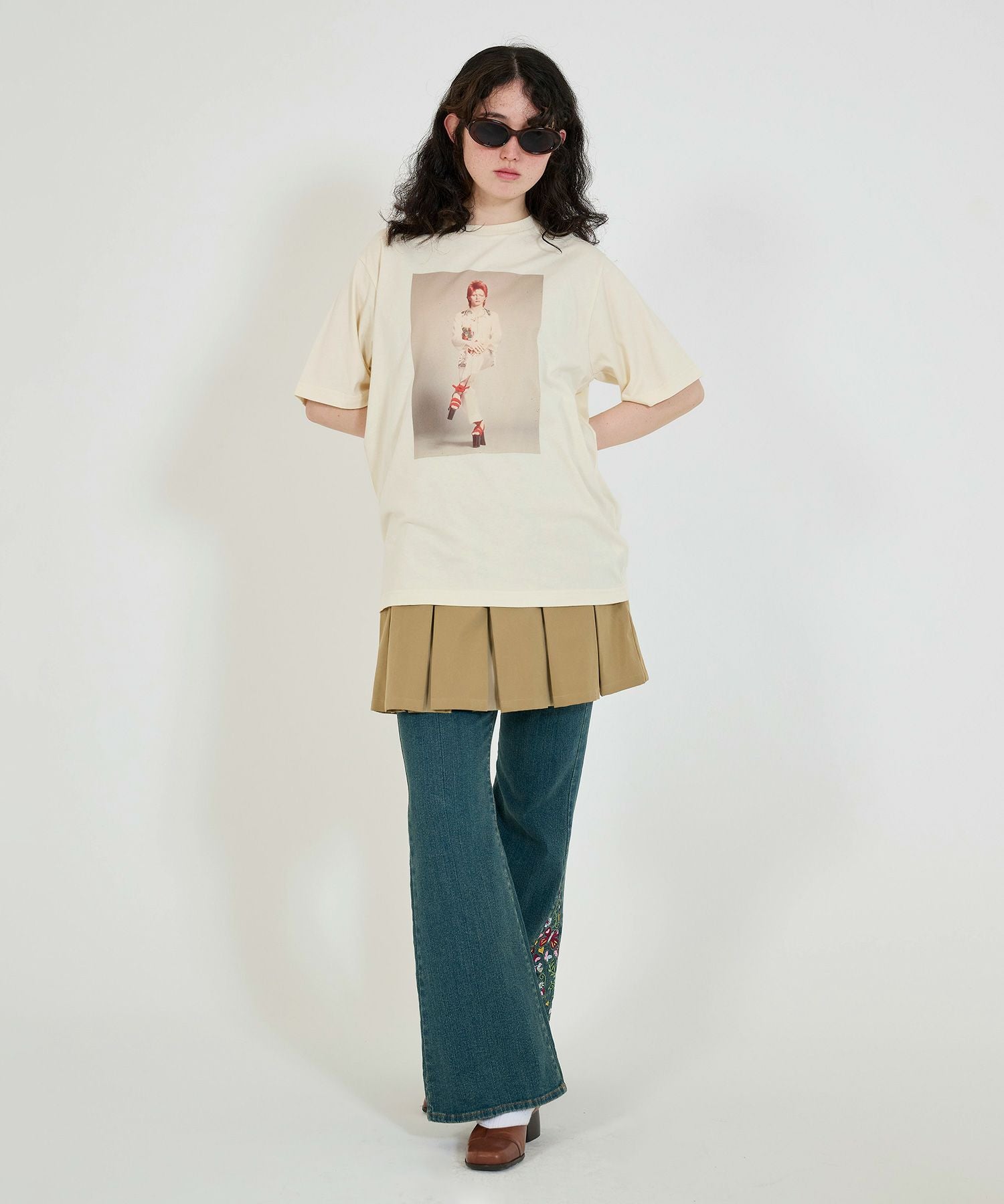 限定Price！SALE David Bowie ユニセックスTシャツ TINA：JOJUN 全2色