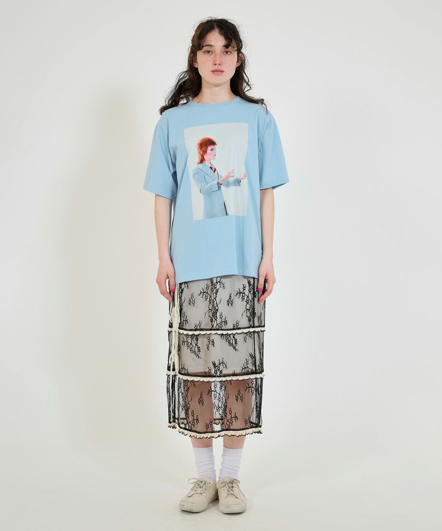 限定Price！SALE David Bowie ユニセックスTシャツ TINA：JOJUN 全2色