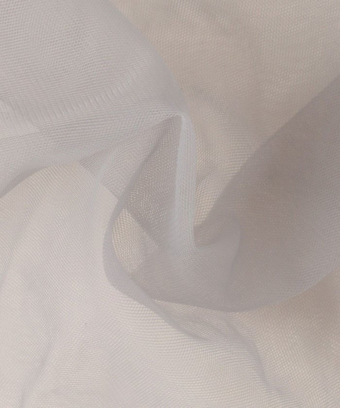 トップス/チュールリボン/キャミ/ビスチェ/グレー/ベージュ/M