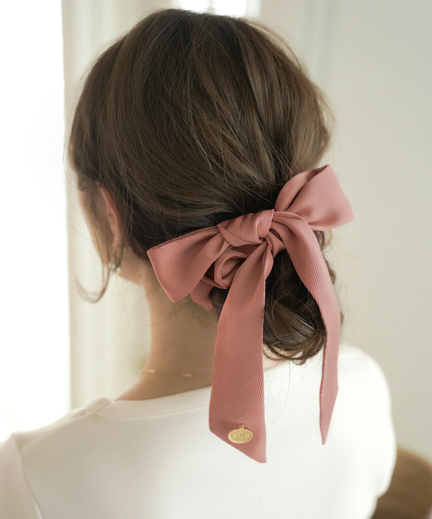 vaniller オリジナルチャーム付き リボン シュシュ le reve vaniller