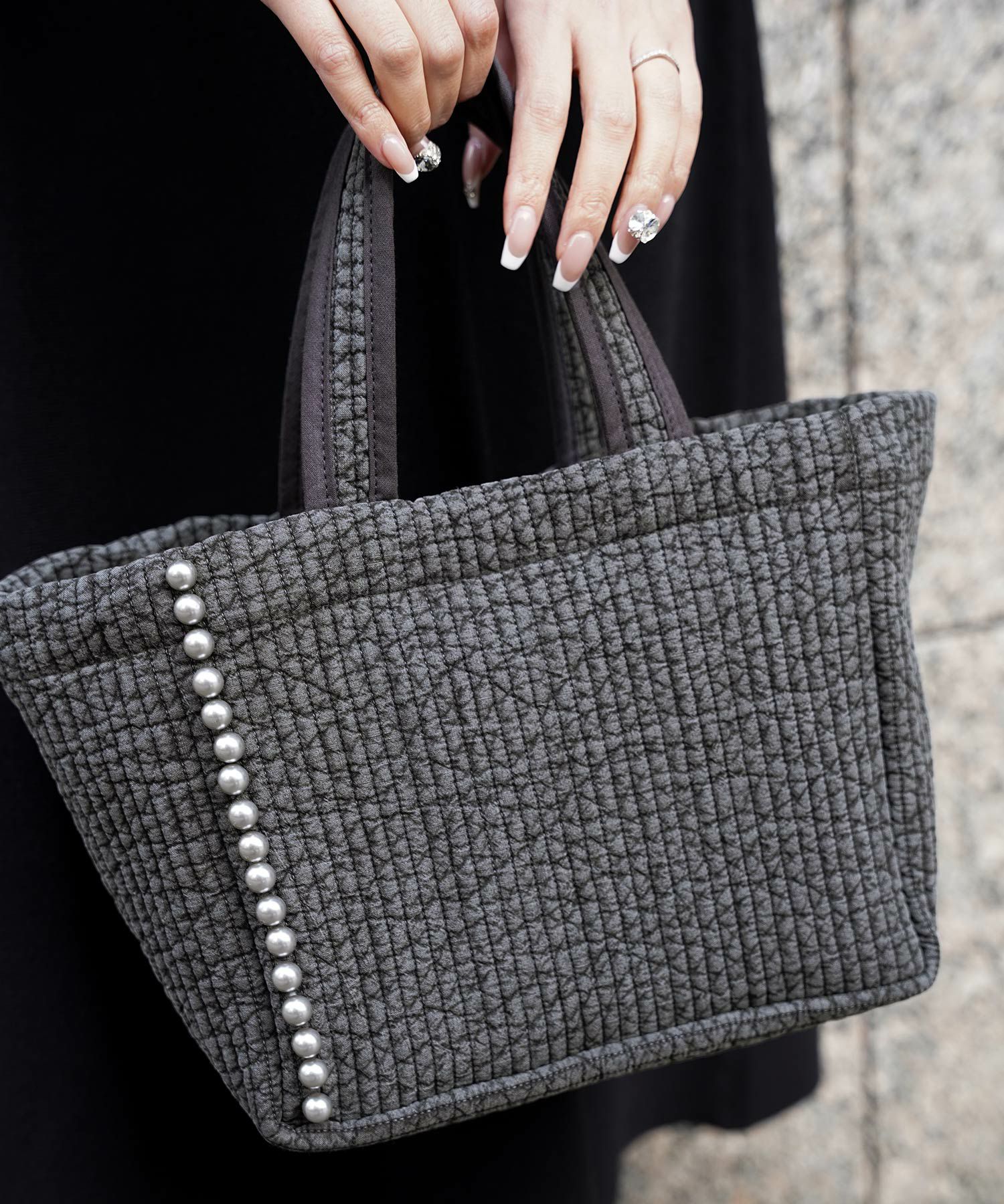 パールトリム ヌビ バッグ ミニ HUIT 全4色｜hit922-0151【9