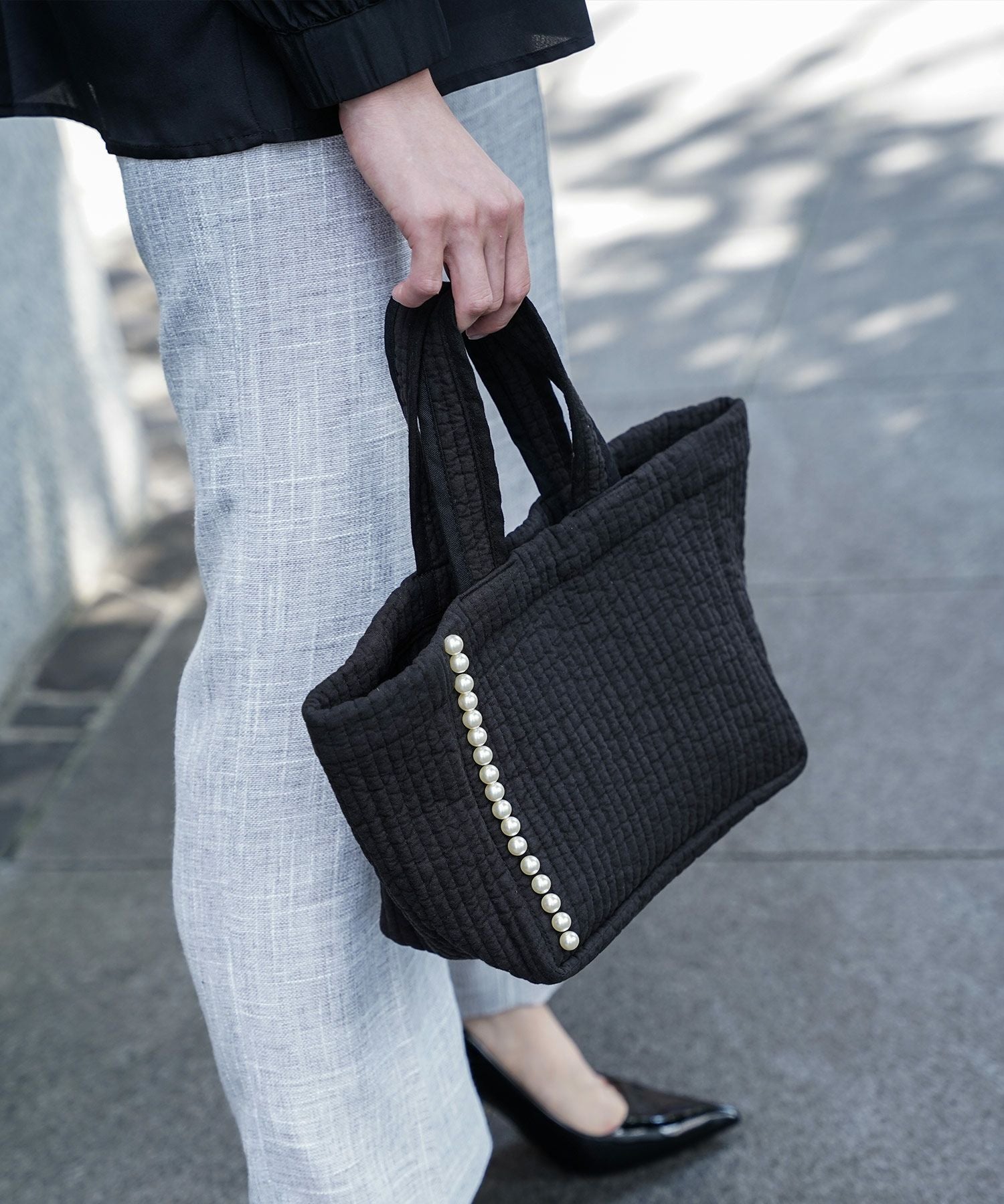 パールトリム ヌビ バッグ ミニ HUIT 全4色｜hit922-0151【10