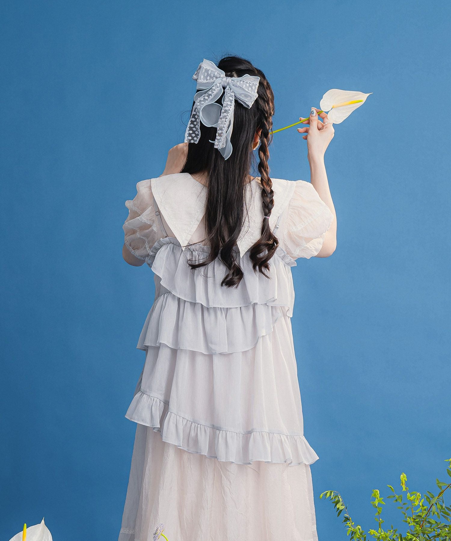 フリル キャミ チュニック miolite 全2色｜mio831-0051【1】 - 半袖