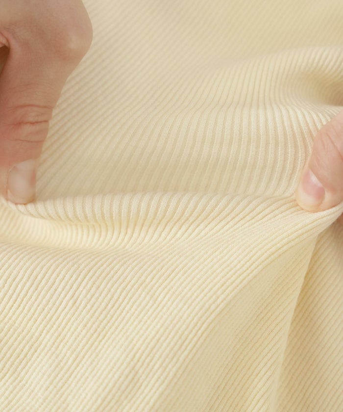 レディース/ワンピース/リブ/ドッキング/異素材/ラメ/シアー/シースルー/ドレッシー/パワショル袖/タック/フレア/パール/半袖/5分袖/袖コンシャス/トレンド/綺麗め/結婚式/上品/フェミニン/エレガント/お茶会/春/夏/発表会