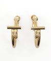 T フープ ピアス イヤリング T Hoop Pierce Earring