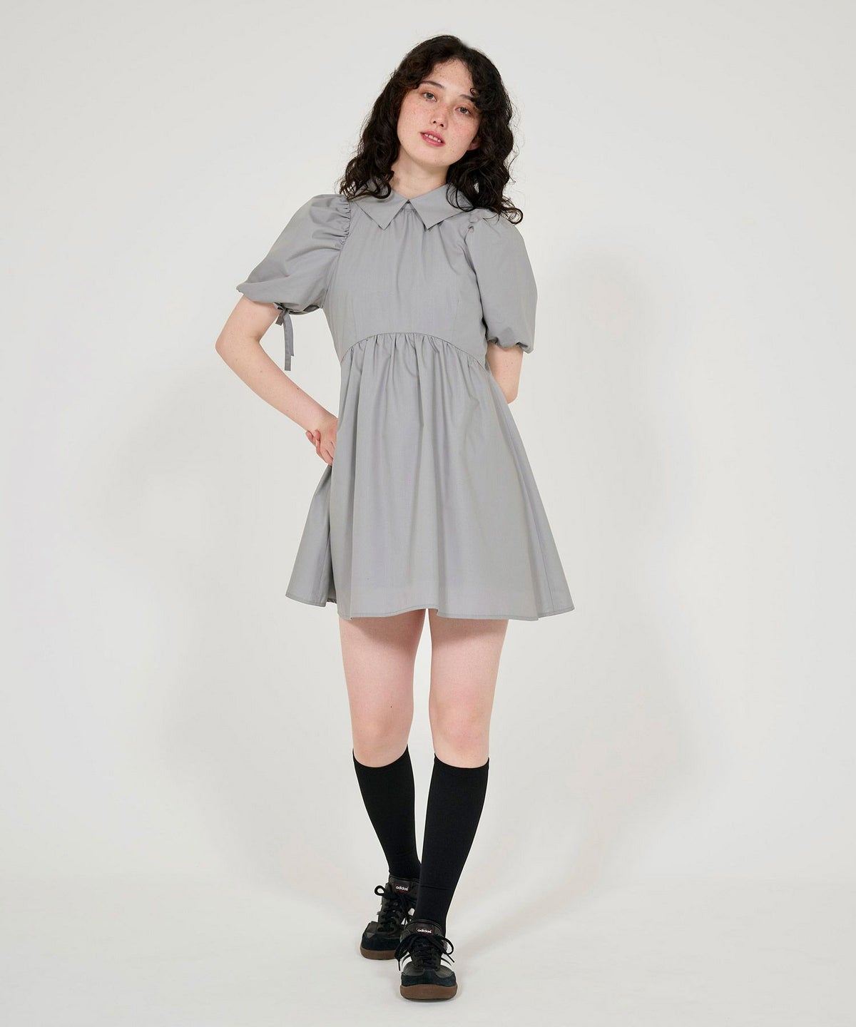 ワンピース/半袖/ミニ丈/シャツ