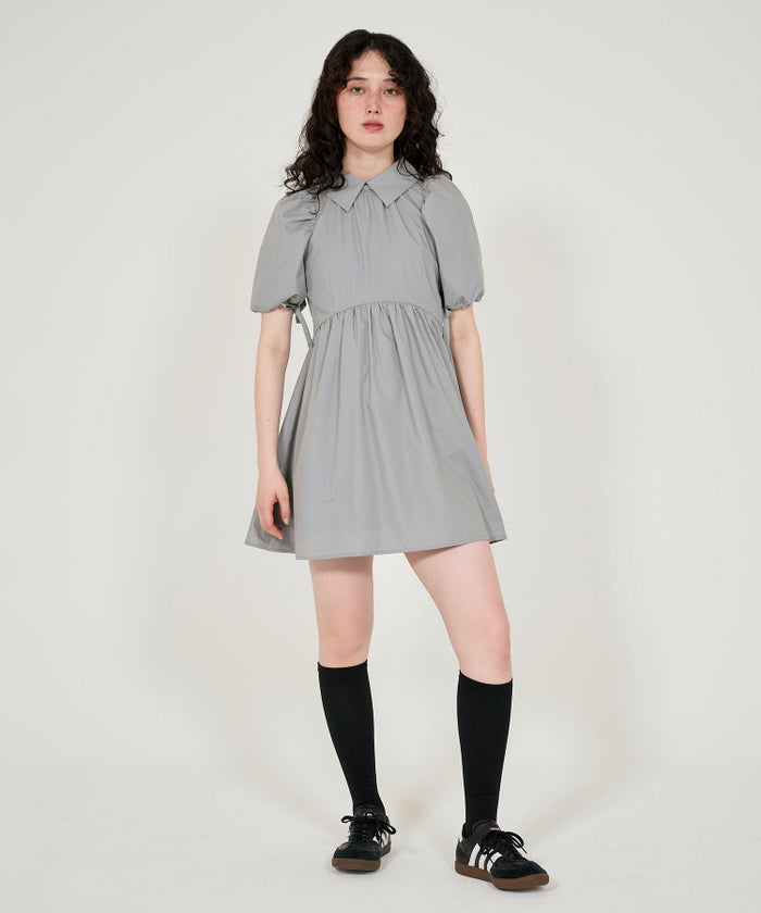 ワンピース/半袖/ミニ丈/シャツ