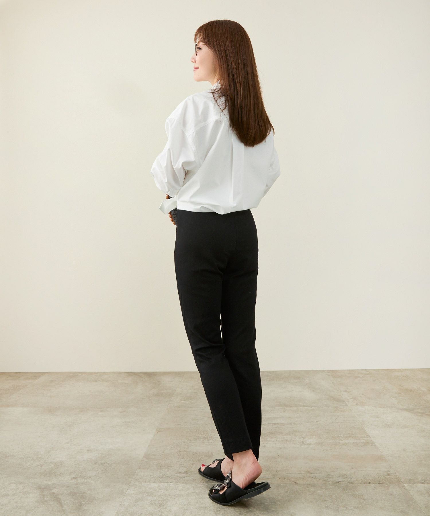 TIME-SALE ストレッチ レギンス パンツ Liala×PG 全1色｜lpg721-1940