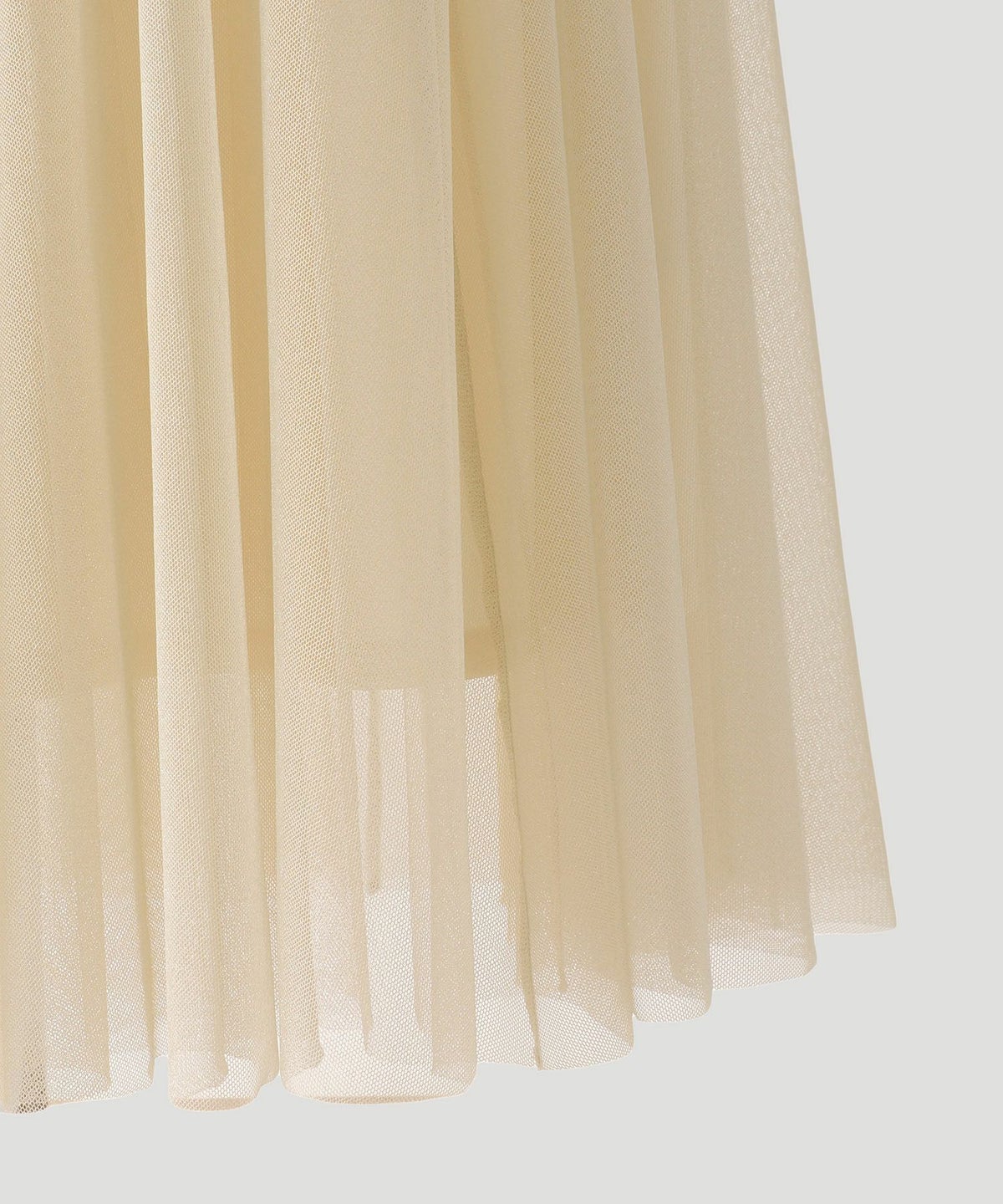 スカート ロング ゴム 春夏 レディース カジュアル スカート/セレクト/ラメ/チュール/スカート/アイボリー/グレー/ブラック/M