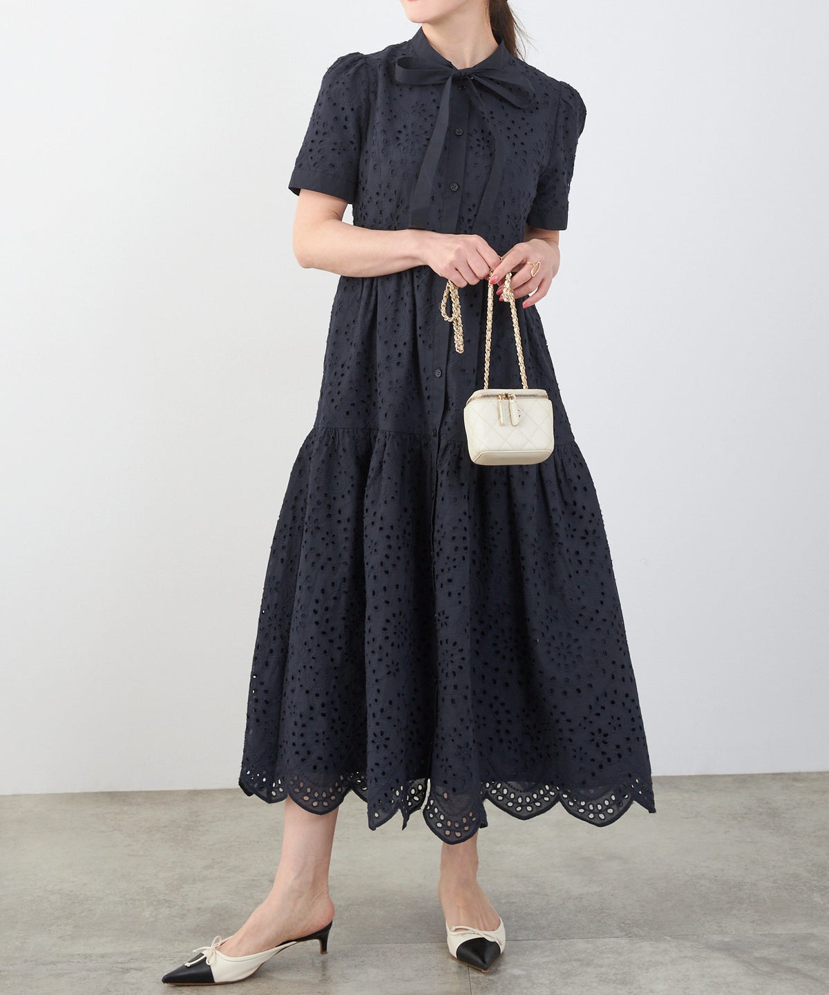 新色追加 手洗い可 上品 きれいめ 白黒 レディース 洗える 春夏 秋 かわいい 大人 ロング ジョイントスペース