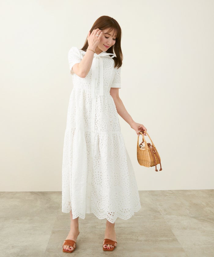 新色追加 手洗い可 上品 きれいめ 白黒 レディース 洗える 春夏 秋 かわいい 大人 ロング ジョイントスペース