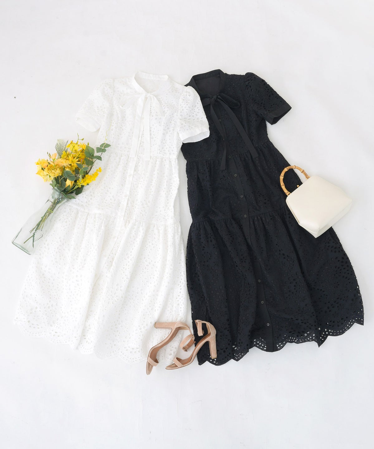 新色追加 手洗い可 上品 きれいめ 白黒 レディース 洗える 春夏 秋 かわいい 大人 ロング ジョイントスペース