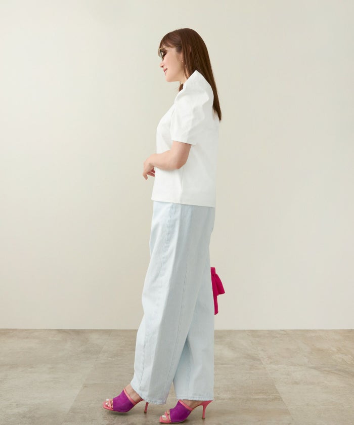 新色追加手洗い可カットソーレディースおしゃれトップス半袖ボーダー柄無地白黒かわいいきれいめ洗濯できる長持ちジョイントスペース