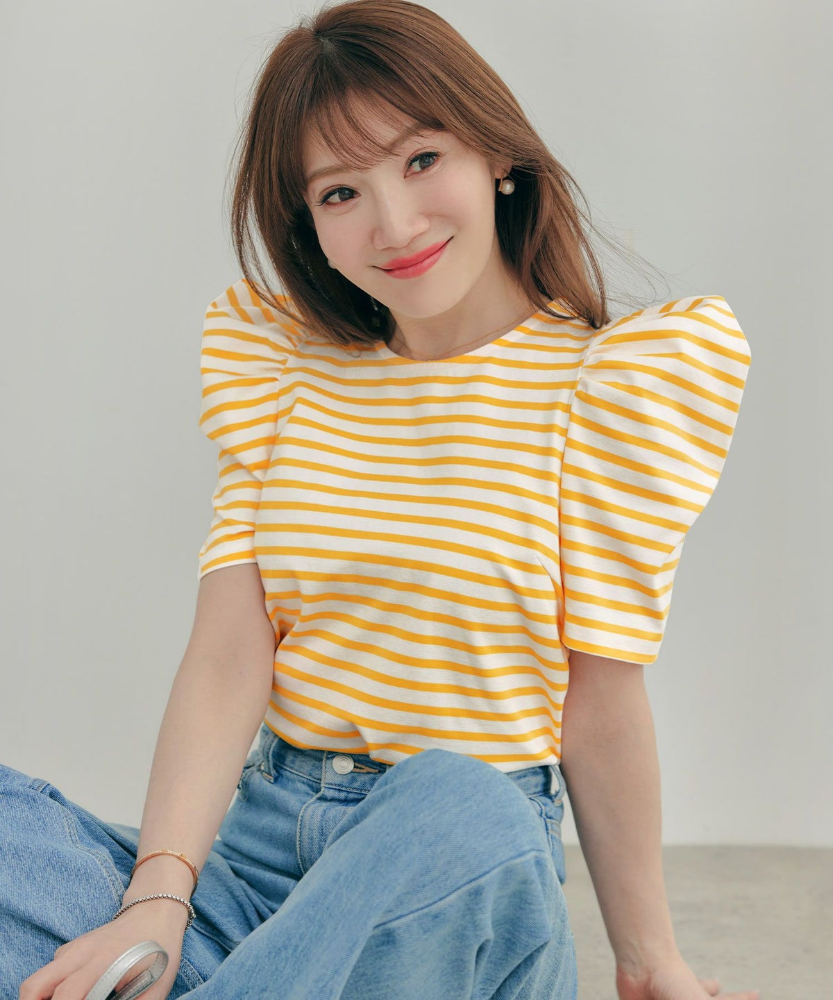 手洗い可/カットソーレディースおしゃれトップス半袖ボーダー柄無地白黒かわいいきれいめ洗濯できる長持ちジョイントスペース