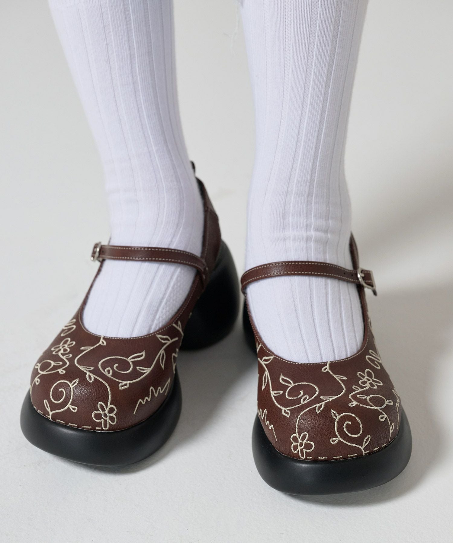 オリジナル刺繍 ウエスタンシューズ TINA：JOJUN 全2色｜tnj933-0894