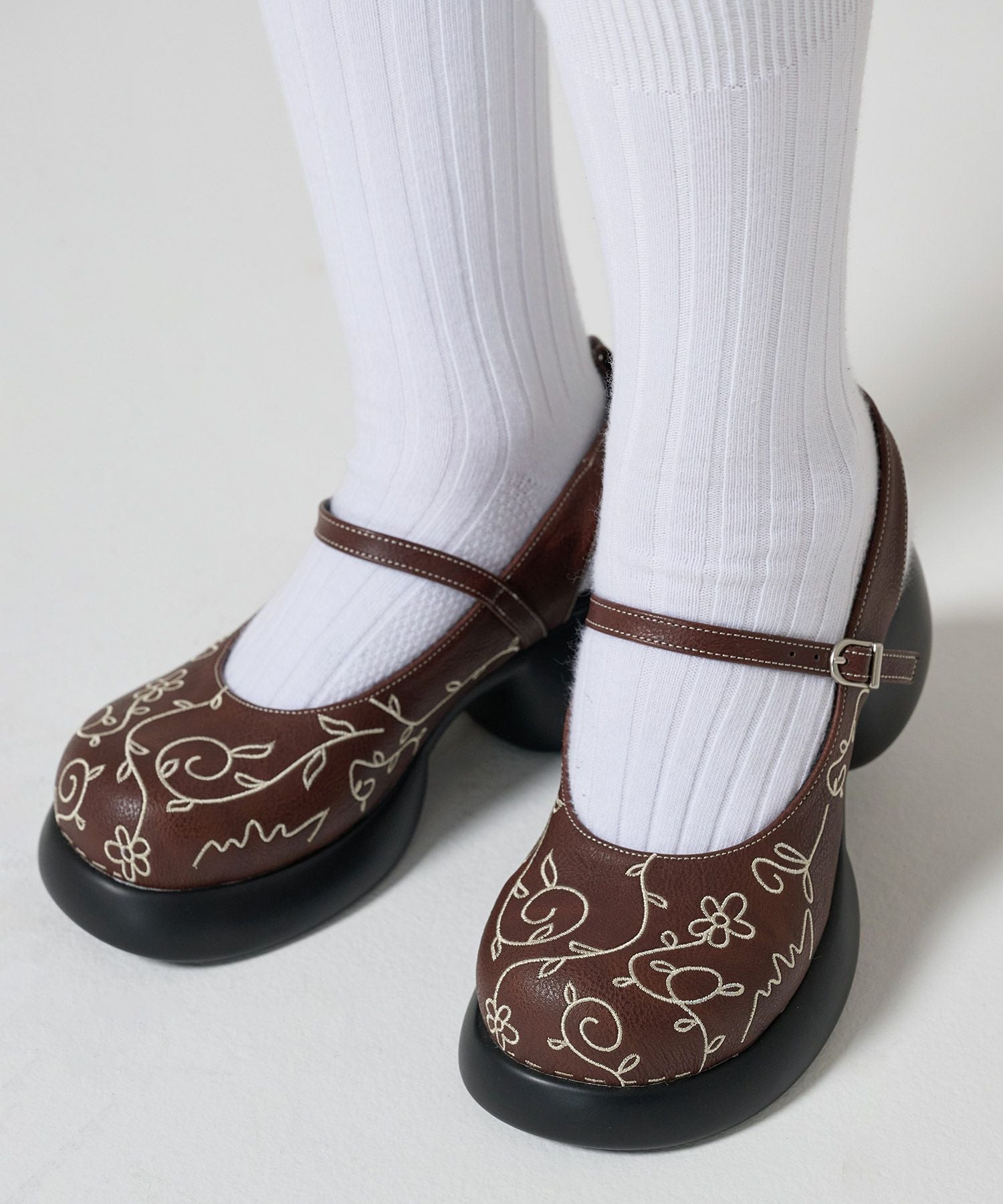 オリジナル刺繍 ウエスタンシューズ TINA：JOJUN 全2色｜tnj933-0894