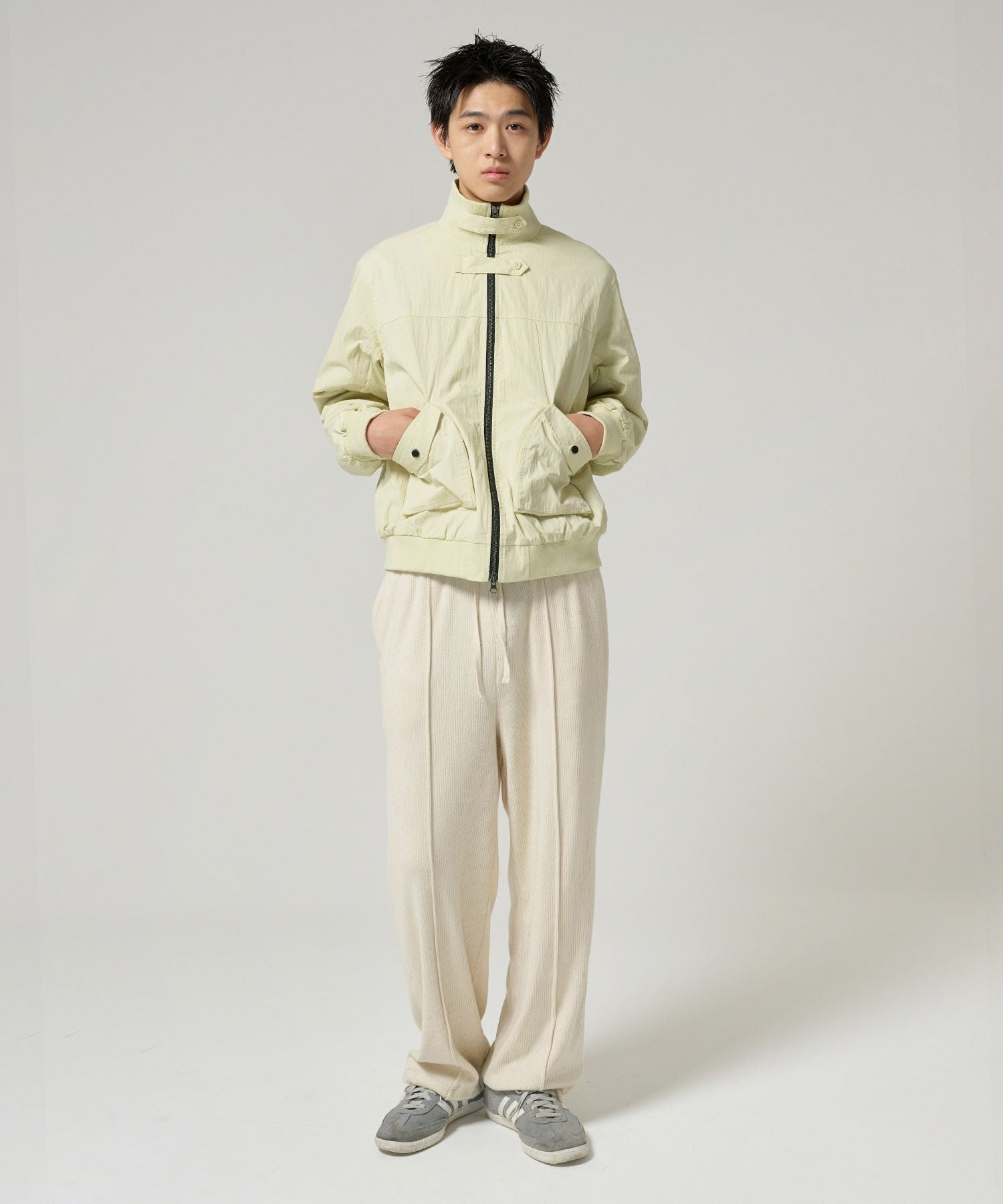 Special-Price-SALE スタンドネック ダブルジップブルゾン TINA：JOJUN