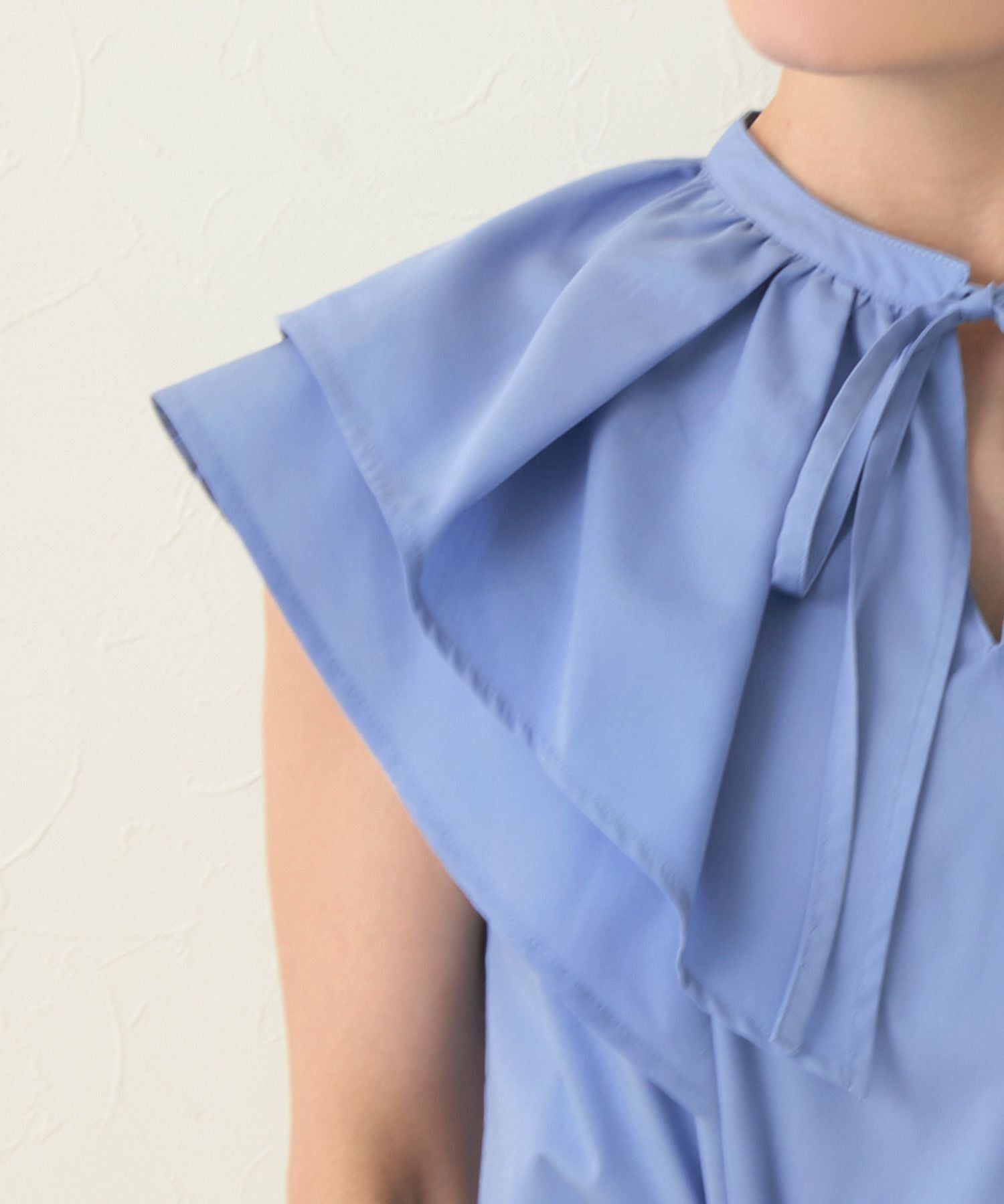 フリル 襟 リボン付き ブラウス Liala×PG 全3色｜lpg861-1938【1