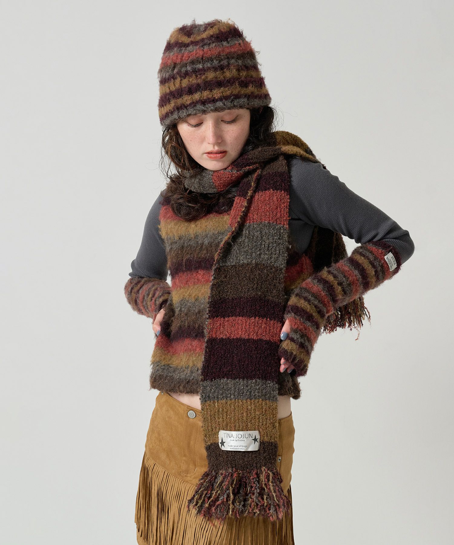 2024Limited Edition ニット帽 TINA：JOJUN 全2色｜tnj944-0871【2