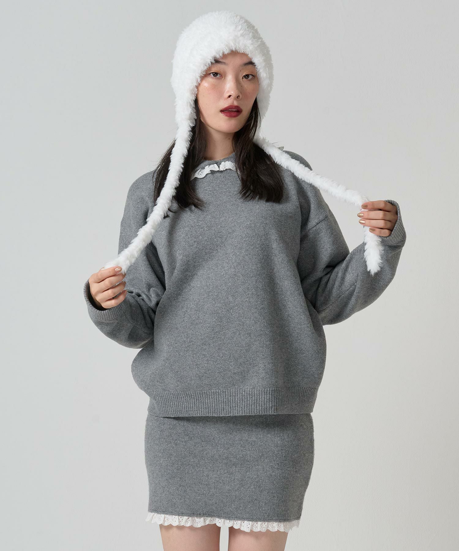 Special-Price-SALE フェイクファー バラクラバ TINA：JOJUN 全2色