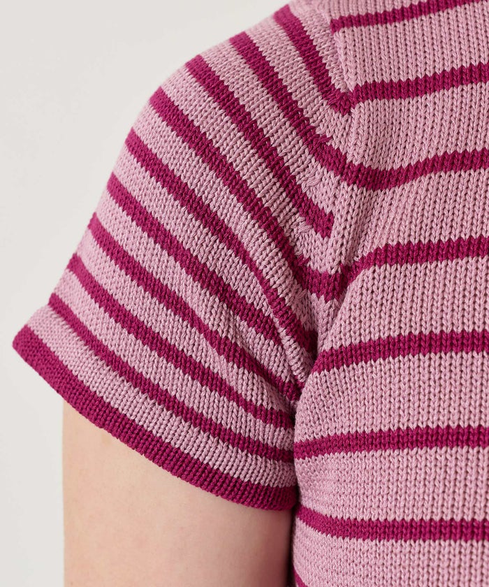 トップス/ボーダー/ニット/ニットプルオーバー