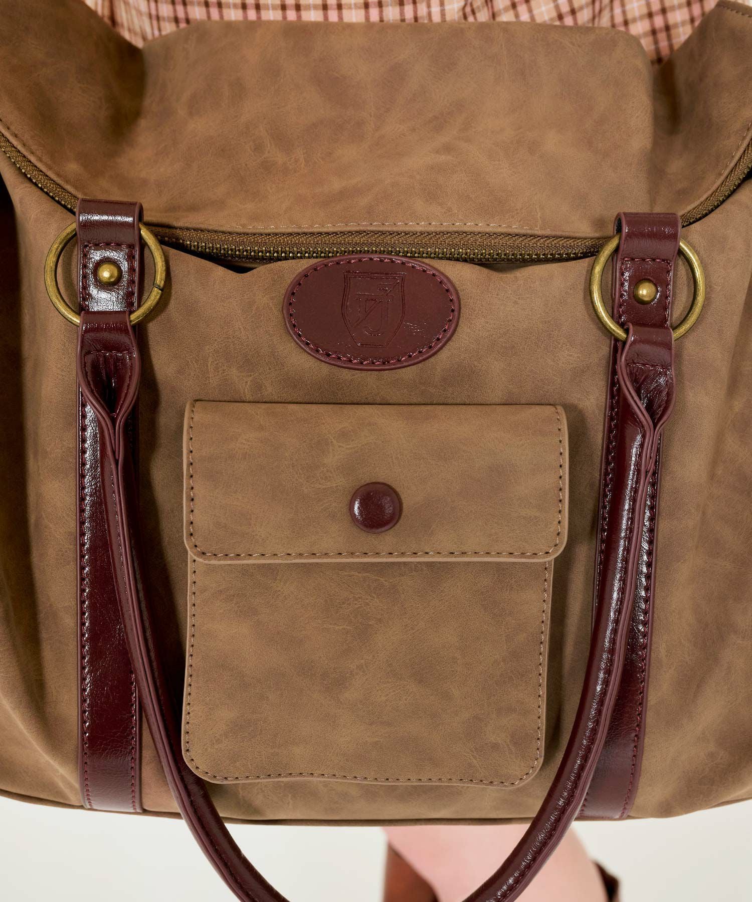 4/中旬～下旬頃発送予定！ショルダー付き トラベルバッグ TINA：JOJUN