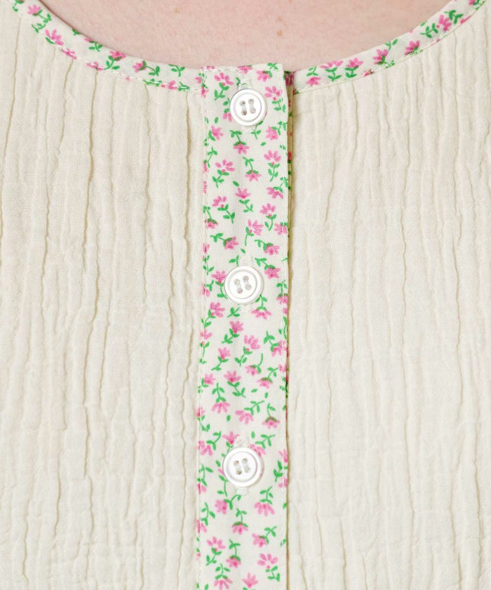 ワンピース/ノースリーブ/花柄