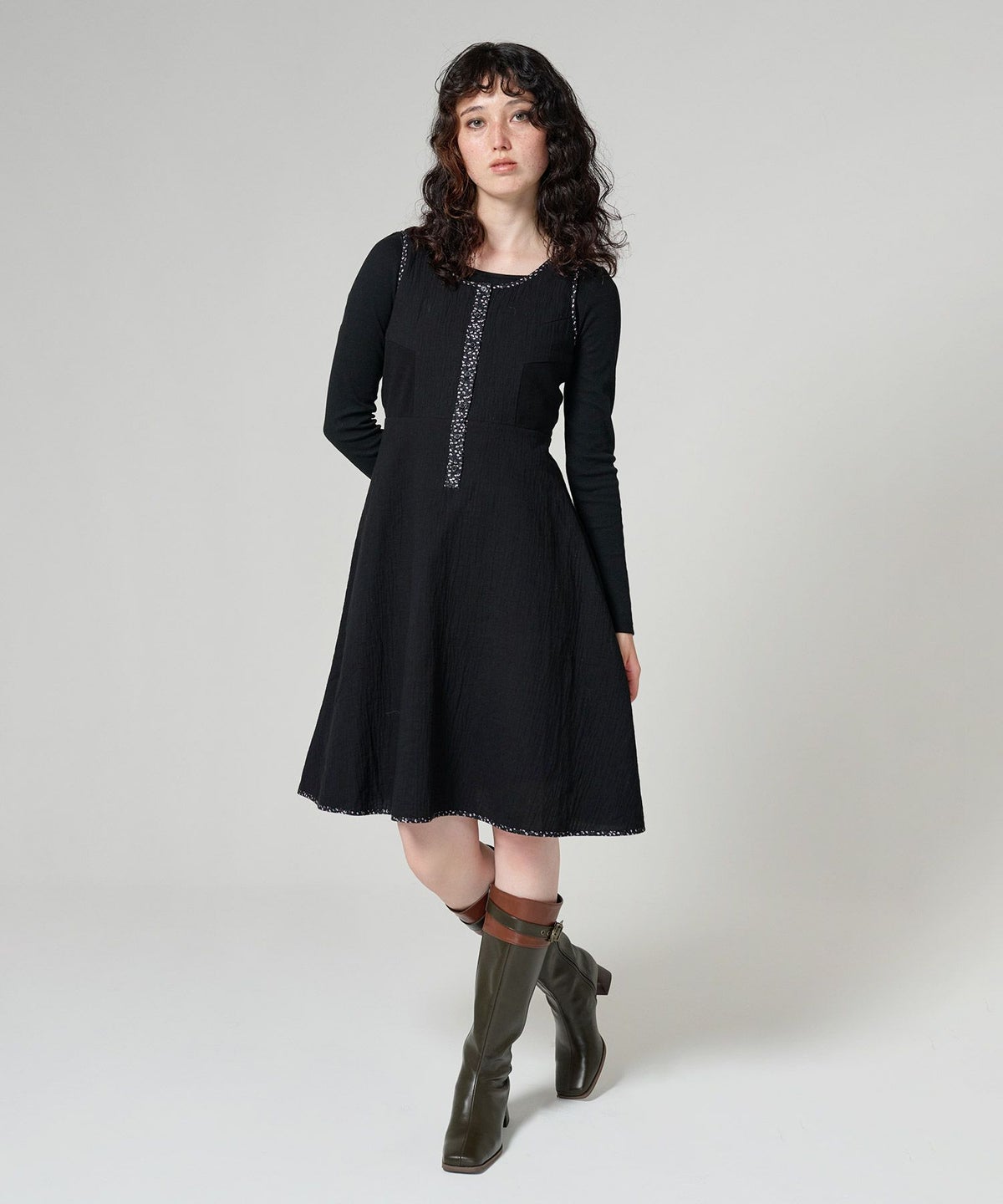 ワンピース/ノースリーブ/花柄