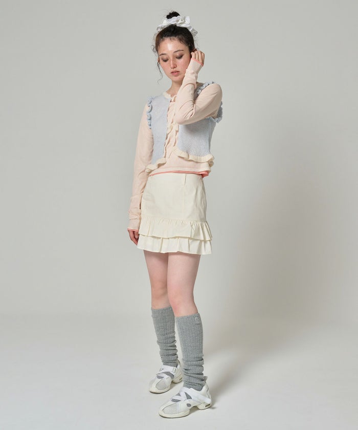 トップス/シアー/リバーシブル/2way