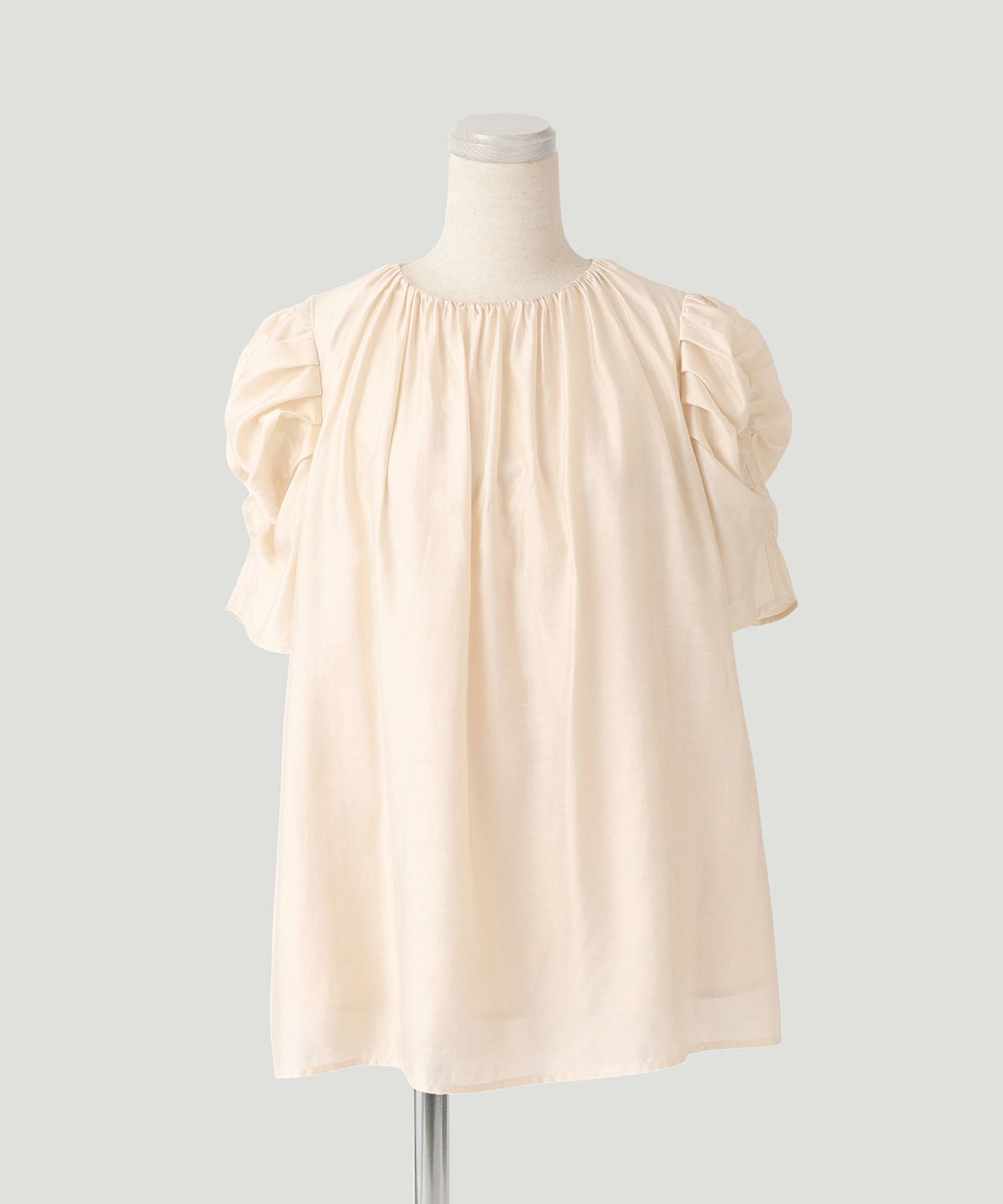 ※お値下げしました※オハナブラウス ボリュームスリーブ ギャザーネック ブラウス HUIT 全3色｜hit831-0157