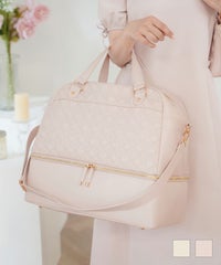 ボストンバッグ トラベルバッグ 旅行 靴収納 グッズ バッグ ハート キルティング オリジナル ハートキルティング ボストン バッグ le reve vaniller