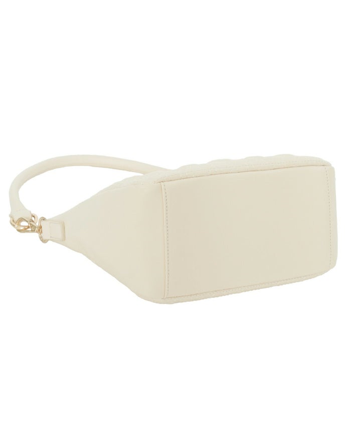 レディース/小物/グッズ/バッグ/ポシェット/2WAY/カスタム/取り外し/ハート/シリーズ/キルティング/オールシーズン/レザー/合皮/収納/仕分け/持ち手/ゴールド/アイボリー/ピンク/ストロベリーミルク/旅行/おしゃれ/可愛い/柄/人気/ヒット/お出かけ/おしゃれバッグ