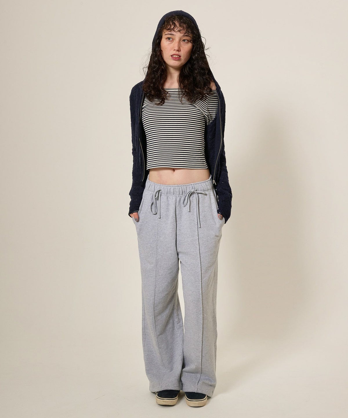 トップス/ボーダー/ボートネック/カットソー/長袖