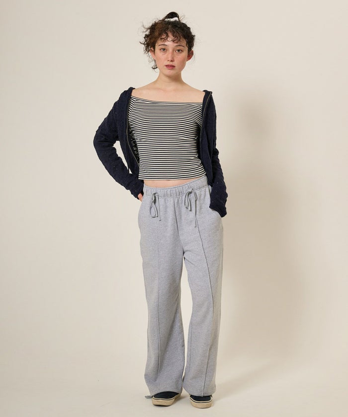 トップス/ボーダー/ボートネック/カットソー/長袖