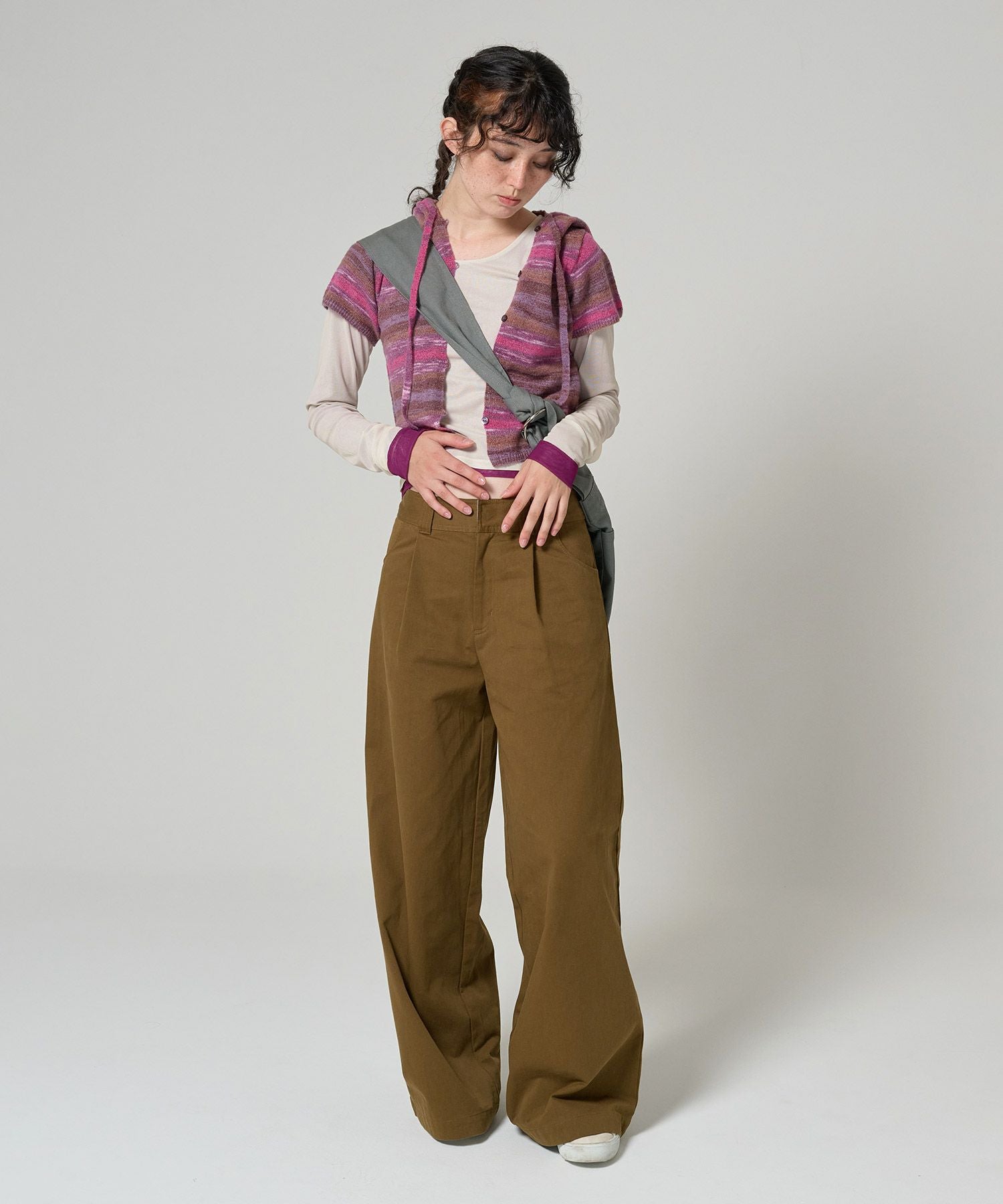 Special-Price-SALE 半袖 ニットフーディー TINA：JOJUN 全2色｜tnj431