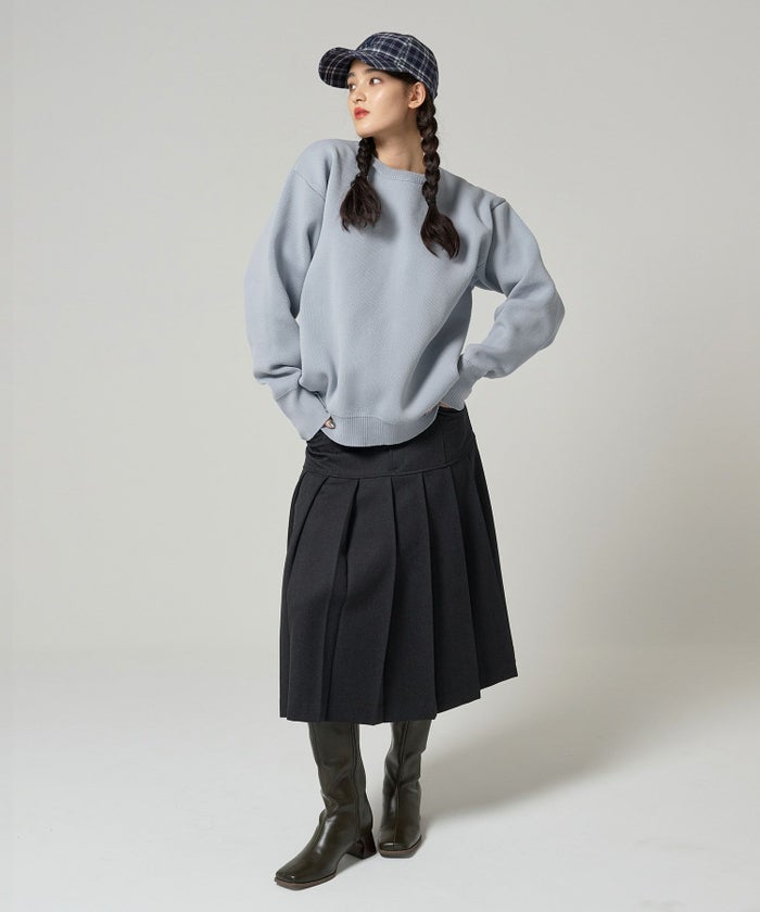 ユニセックス/ニット/ポリニット/刺繍入り